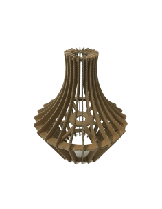 Lámpara de campana en cartón (40cm diámetro)