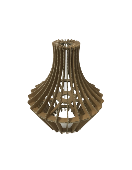 Lámpara de campana en cartón (40cm diámetro)