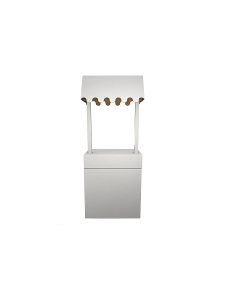 Kiosko de mercadillo pequeño 50x30x60/120cm