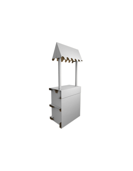 Kiosko de mercadillo pequeño 50x30x60/120cm
