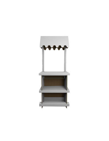 Kiosko de mercadillo pequeño 50x30x60/120cm