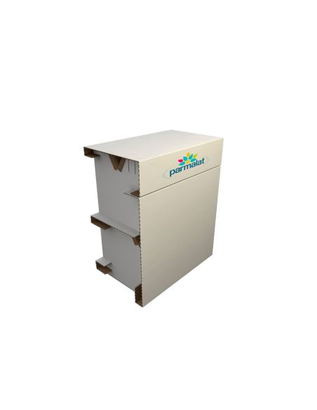 Mostrador de feria evento 85x50x100cm blanco