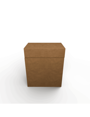 Mostrador de feria evento 85x50x100cm marrón