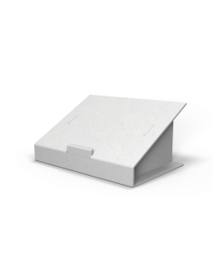 Atril elevador portátil en cartón blanco (hasta 21'') 2