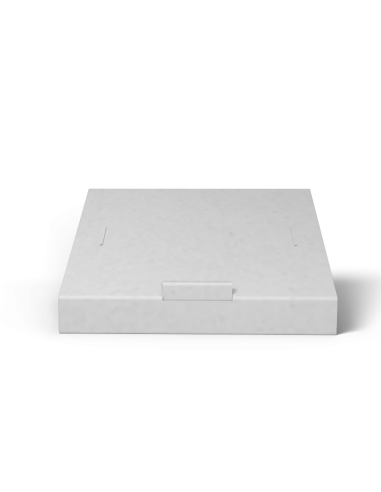 Atril elevador portátil en cartón blanco (hasta 21'')