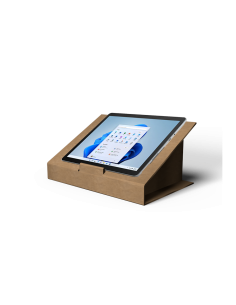 Atril elevador TABLET en cartón marrón